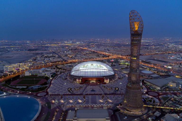 Nuovo stadio dei mondiali a Doha